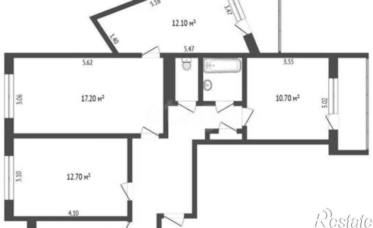 4-комн квартира улица Винокурова, 26А,  д. 26А