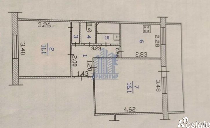 2-комн квартира улица Винокурова, 81,  д. 81
