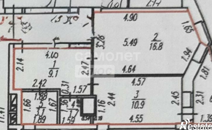 1-комн квартира улица Винокурова, 99,  д. 99