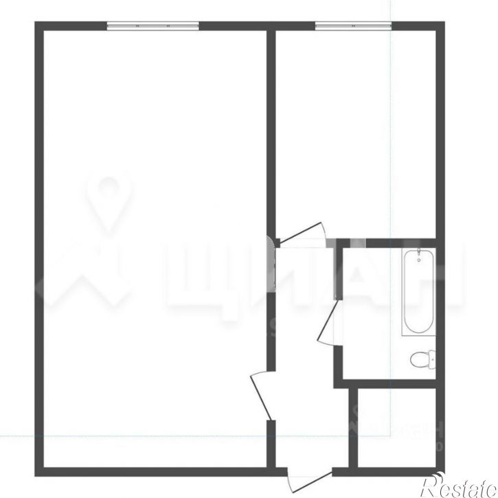 1-комн квартира ул Терешковой, 20,  д. 20